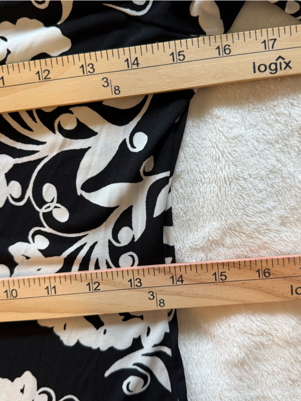 WHBM Black White Floral Dress XS 3/4 Sleeve Mini Stretch Career Chic - Picture 10 of 12